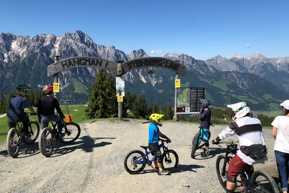 Foto_Leogang - MTB-Urlaub 05 Start Hangman1 und Steinberg-Line
