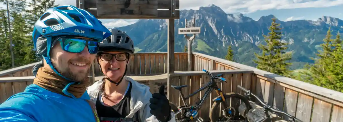 Foto_Leogang - MTB-Urlaub 17 Tolle Aussicht auf die Leoganger Steinberge