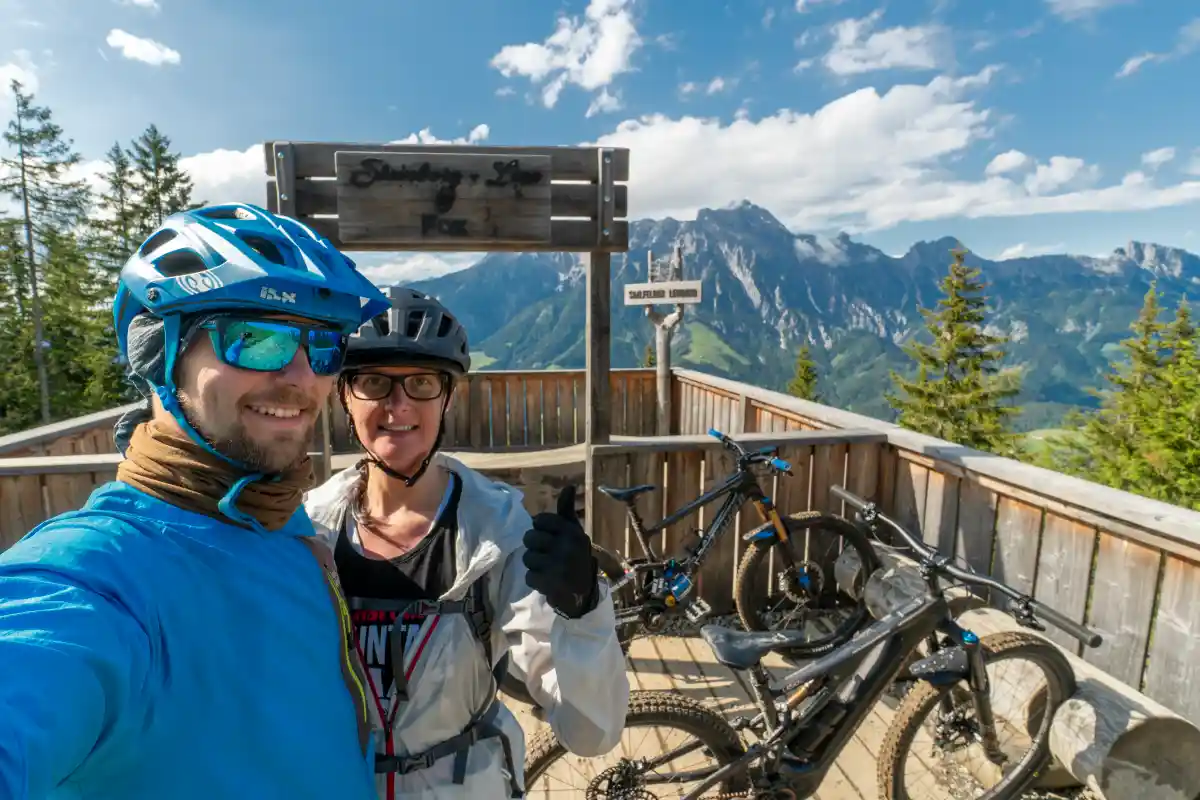 Foto_Leogang - MTB-Urlaub 17 Tolle Aussicht auf die Leoganger Steinberge